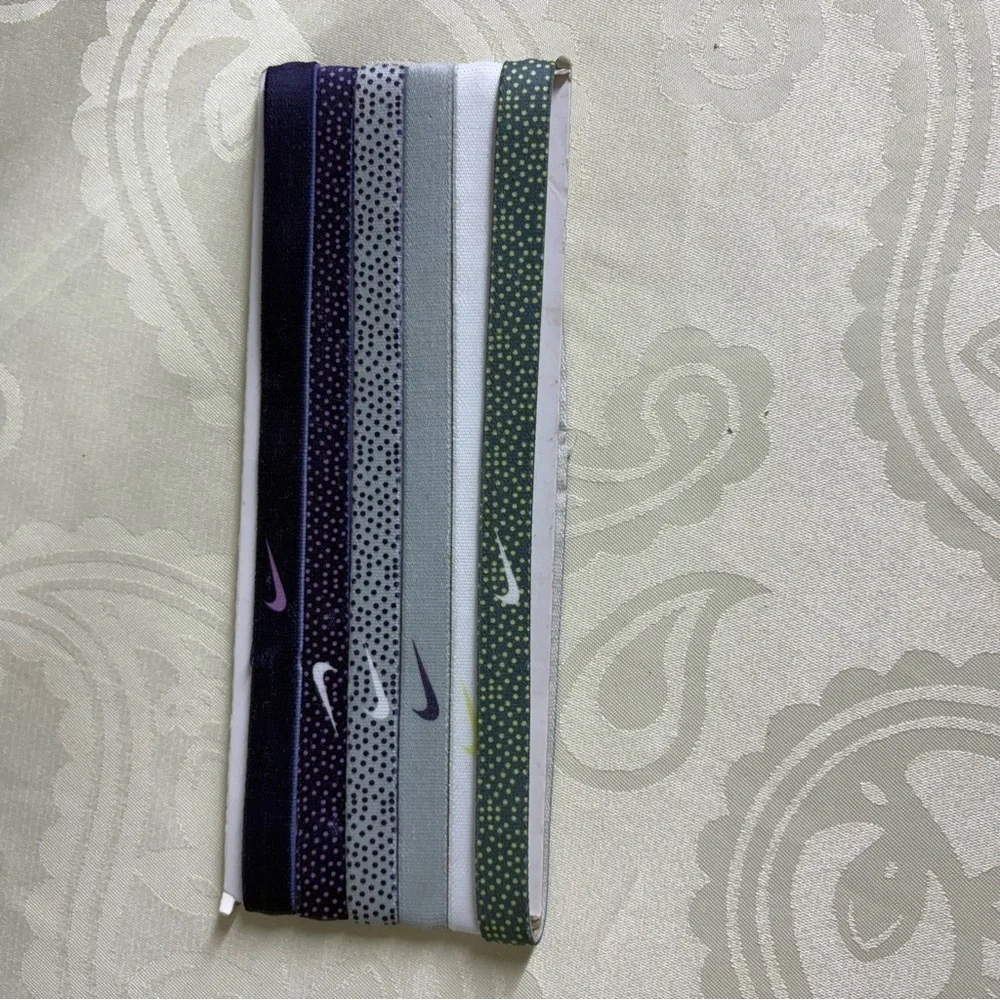 Nike Multicolor Head bands Purple, Gray, Green